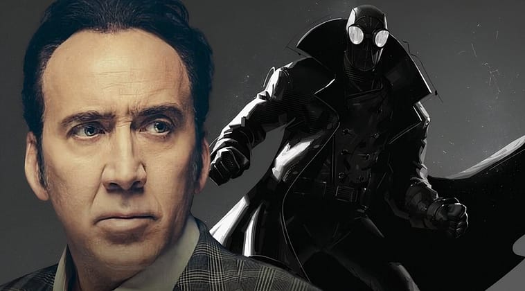 1"First Look: Nicolas Cage’s Bold Spider-Man Noir Costume Revealed in Set Photos!"